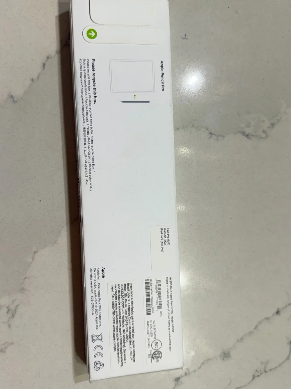 Apple Pencil Pro - White Stylus for Precision Touch